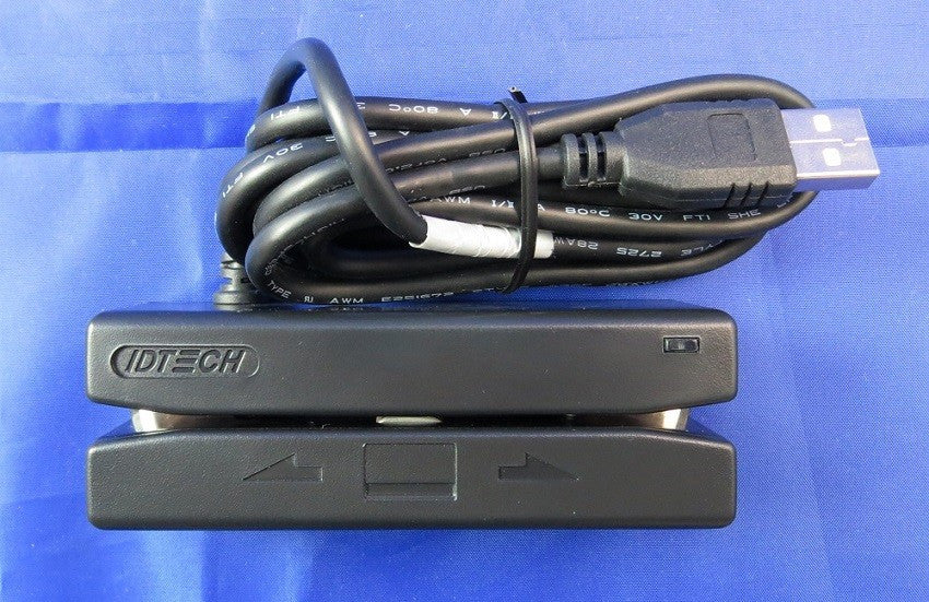 IDTech SecureMag Reader, USB-HID, 3, Black (IDRE-335133B) | CardMachineOutlet.com