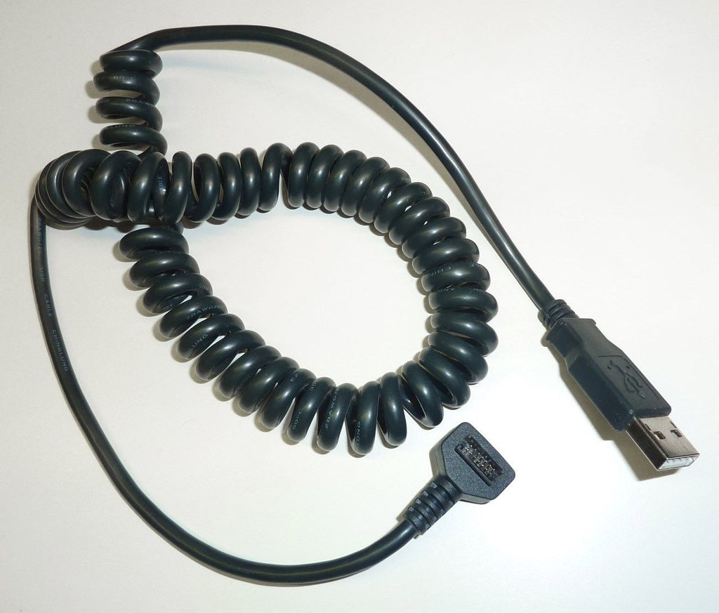 Cable, VX810 14 pin Header/USB A Type Curly (CBL-08398-01)