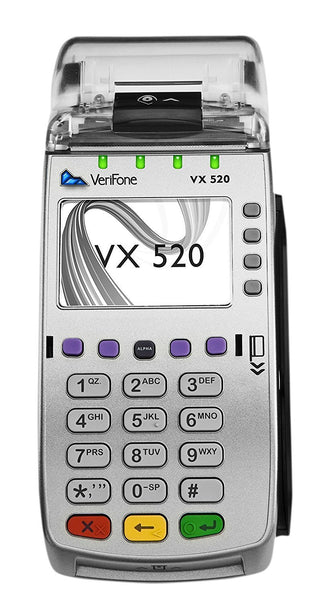 VeriFone Vx 520 Dial/Ethernet Dual Communications, 160Mb, Terminal/Itegrated Printer/Internal PIN Pad/Built-in Smart Card Reader/Built-in Contactless Reader