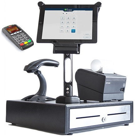 QuickBooks Aldelo POS Bundle – USB Receipt Printer, Barcode Scanner, Cash Drawer